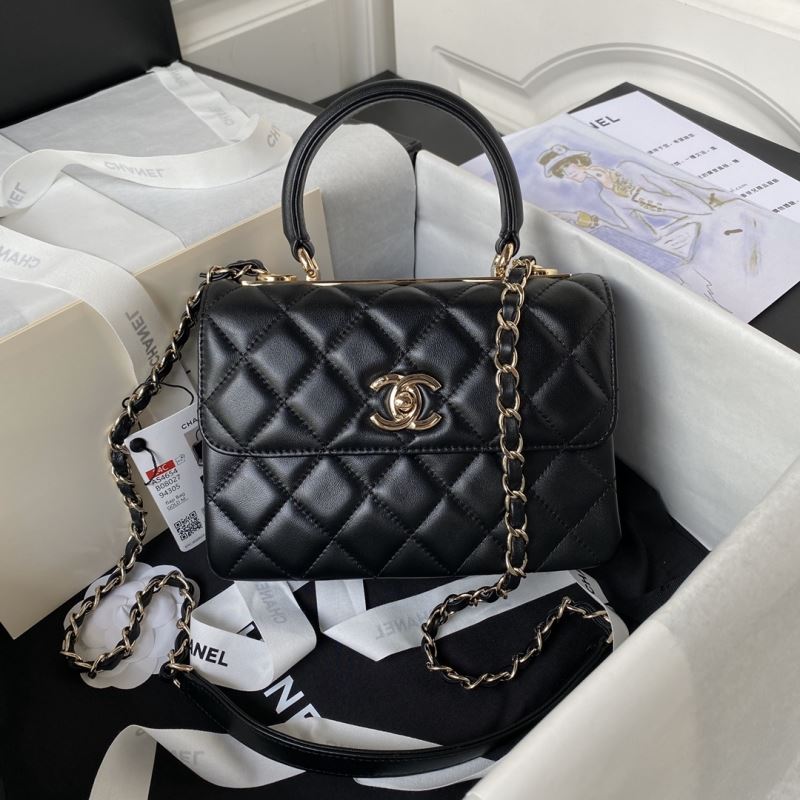 Ch**el top handle bags